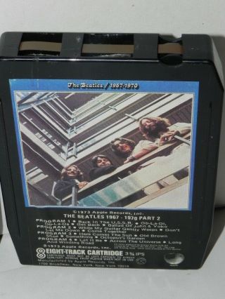 The Beatles 1967 - 1970 Blue Double Album Rare Apple Records 2 - Tapes 8 Track 3