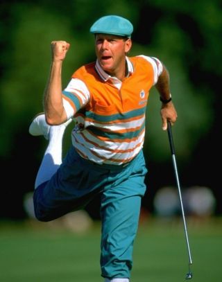 Glossy Photo Picture 8x10 Payne Stewart 1991 Us Open Celebring