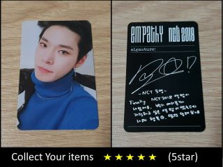 Nct 1st Album Nct 2018 Empathy Dream Black Doyoung A Official Photo Card