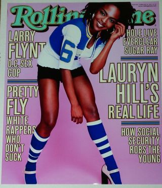 Lauryn Hill: Rolling Stone Promo Poster,  February 18,  1999,  Issue 806