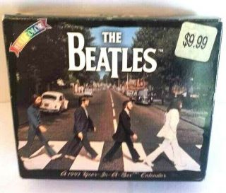 The Beatles Calendar - 1997 Year In A Box Full Color Day Dream Inc.