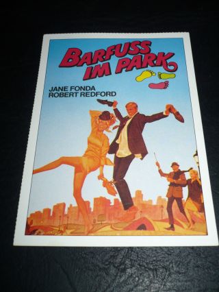 Barefoot In The Park,  Film Card [robert Redford,  Jane Fonda]