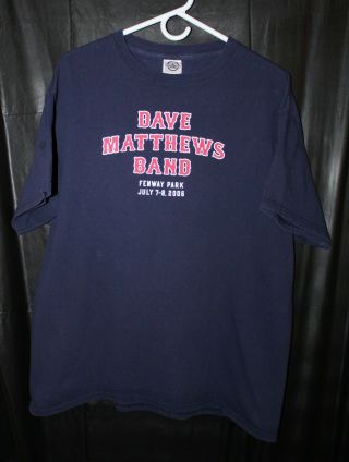 Dave Matthews Band Fenway Park T - Shirt July 7 - 8 2006 L