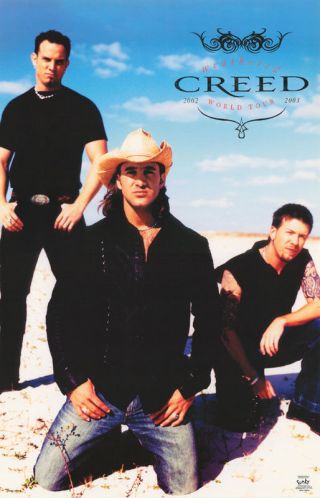 Poster: Music : Creed 2002 World Tour - 3544 Lc28 D