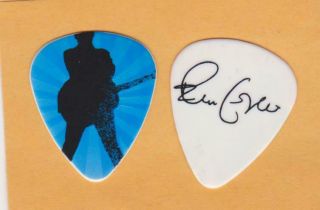 Rare Elvis Costello 2015 Concert Tour Signature Silhouette Guitar Pick Elvis