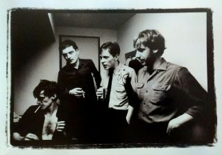 Joy Division - Black & White Picture / Poster - Ian Curtis - Vintage / Rare