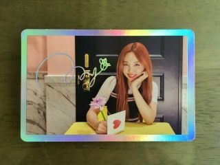 Twice 4th Mini Album Signal Official Photocard Special Version1pcs Nayeon