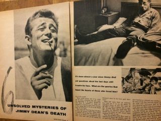 James Dean,  Four Page Vintage Clipping