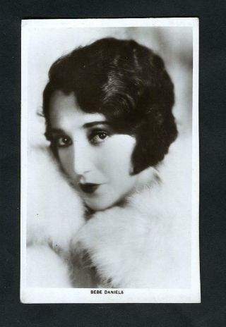 Vintage Bebe Daniels Uk Picturegoer Postcard 1930 