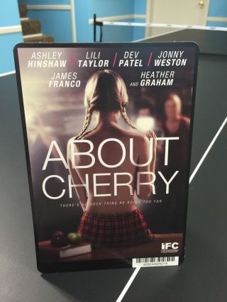 Movie Backer Card " About Cherry " (not The Movie) Mini Poster