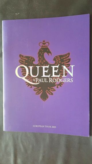 Queen / Paul Rodgers European Tour 2005 Programme