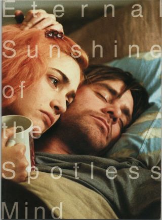 Eternal Sunshine Of The Spotless Mind Jim Carey Japanese Movie Program