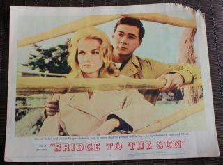 Vintage Movie Lobby Picture Card Bridge To The Sun James Shigeta 61/83 Mgm 1961