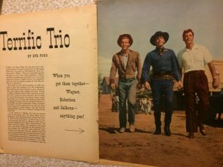 Dale Robertson,  Four Page Vintage Clipping