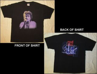 Rod Stewart Unplugged Size Xl Black T - Shirt