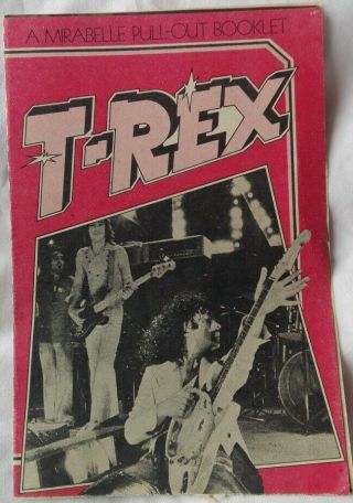Mirabelle Special Pull - Out Booklet From C.  1973.  Marc Bolan T.  Rex.  Eight Sides