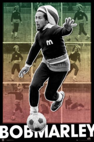 Bob Marley Football Maxi Poster 61cmx91.  5cm Lp1404 136