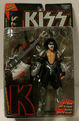 Kiss Rare Gene Simmons Ultra Action Figure By Mcfarlane Toys - 1997
