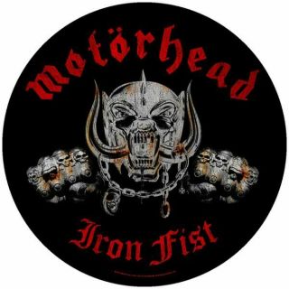 Motorhead - " Iron Fist " - Large Size - Sew On Back Patch - U.  K.  Based Seller