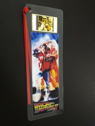 Back To The Future 2 Movie Film Cell Bookmark - Complements Movie Dvd Poster