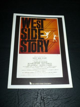 West Side Story,  Film Card [natalie Wood,  Richard Beymer] - Leonard Bernstein