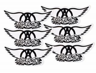 Aerosmith Logo Stickers,  Just Push Play Official Promo Item - Set Of 15