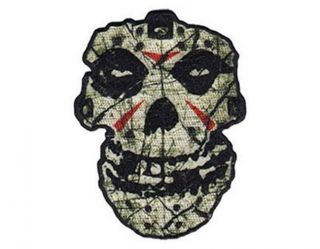 Official Licensed - Misfits - Crystal Lake Skull Iron On / Sew On Patch Punk