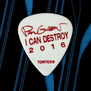 Paul Gilbert // Tour Guitar Pick // I Can Destroy Racer X Mr Big Flying V Tortex