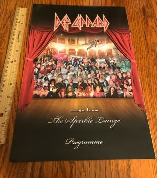 Def Leppard/ Tour Book/ 2008/ The Sparkle Lounge/ Program/ Rock And Roll/ Music