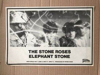 Stone Roses Elephant Stone Memorabilia Music Press Advert From 1988 - P