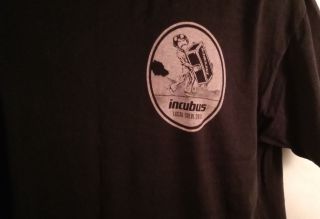 Incubus 2011 If Not Now When Tour Local Crew Xl Black T - Shirt Alternative Rock