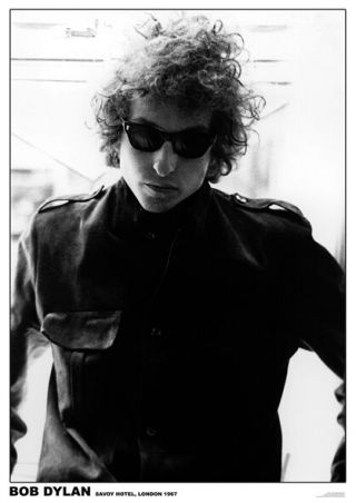 Bob Dylan Mayfair Hotel - Retro Poster A1 Size 84.  1cm X 59.  4cm Approx 33 " X 24 "