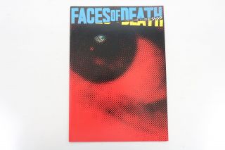 Face Of Death Japan Movie Program Pamphlet 1978 P355