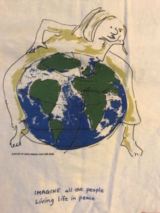 John Lennon T - Shirt “the Artwork Of John Lennon Xl