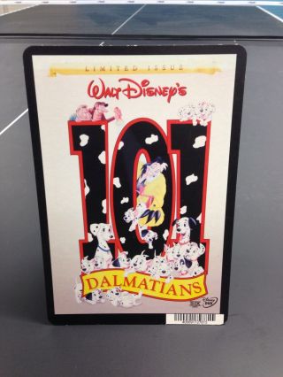 Movie Backer Card " 101 Dalmatians " (not The Movie) Mini Poster