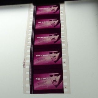 Elvis Presley Rare 1 - 35 Mm Strip - 5 Film Cells Plus 1 For Free Sh