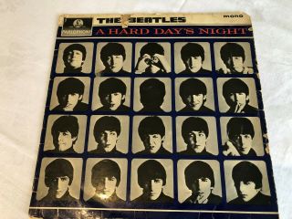 Beatles Vinyl Record Album Hard Days Night Parlaphone Collectible Rare Mono 1964