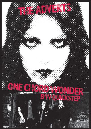 The Adverts - One Chord Wonders Punk Poster A1 Size 84.  1cm X 59.  4cm - 33 " X 24 "