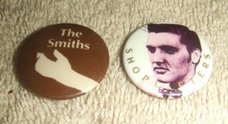 Morrissey & The Smiths Vintage Lapel Tin Badges From The Time.