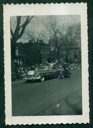 1950 Winchester,  Va - Shenandoah Apple Blossom Festival Parade " Van Johnson " Photo