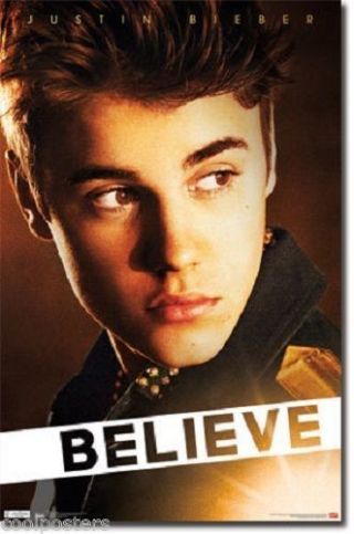 2012 Justin Bieber Believe Poster Print 22x34 Fast