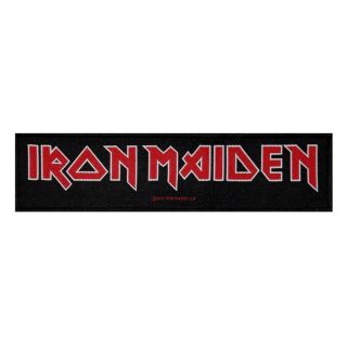 Ss Iron Maiden Band Name Logo Patch British Heavy Metal Music Sew On Applique