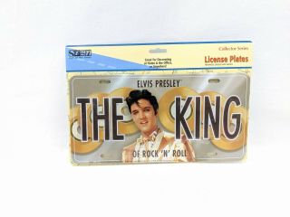 Elvis Presley The King Of Rock And Roll Gold Records License Plate