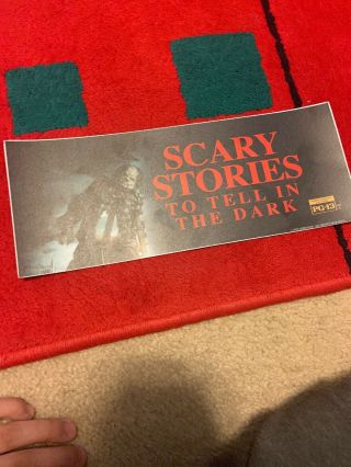 Scary Stories To Tell In The Dark (2019) 5 " X 13 " Movie Theater Mylar