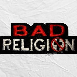Bad Religion Word Logo Embroidered Patch Rock Punk Band Greg Graffin Mr Brett