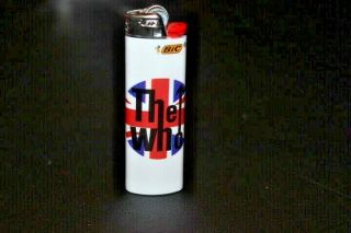 2005 THE WHO PETE TOWNSEND BELT BUCKLE PLUS 2011 BIC LIGHTER THE WHO 4