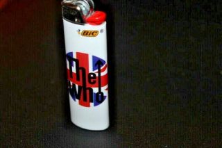 2005 THE WHO PETE TOWNSEND BELT BUCKLE PLUS 2011 BIC LIGHTER THE WHO 5