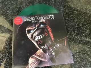 Iron Maiden 7” Wildest Dreams Green Vinyl