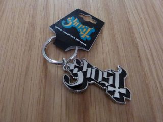 Ghost - Logo Metal Keyring  Official Band Merch