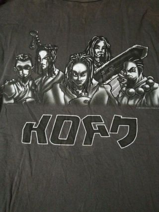 Vintage Korn T Shirt Samurai Ninja Logo Xxl